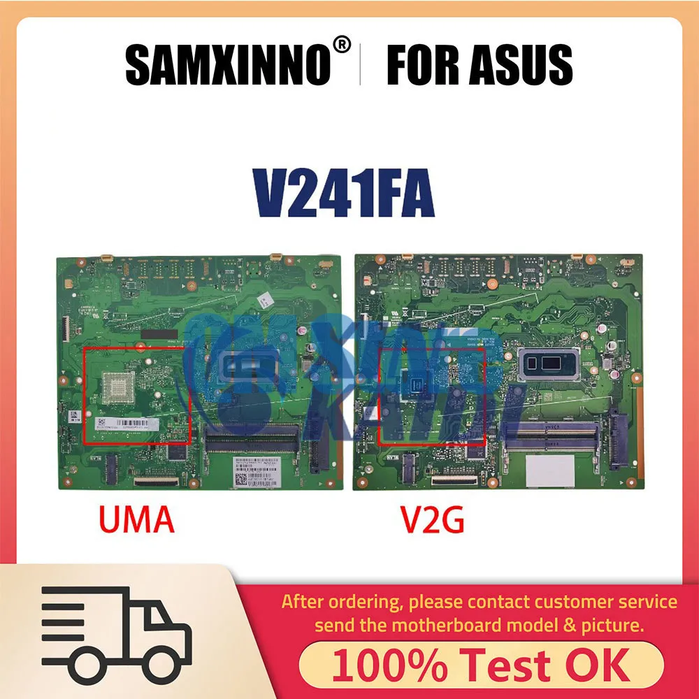 

Notebook Mainboard For ASUS Vivo AiO V241FA V241FF V241FA V241F All-in-one Laptop Motherboard with I3 I5 I7 8th Gen CPU Test OK