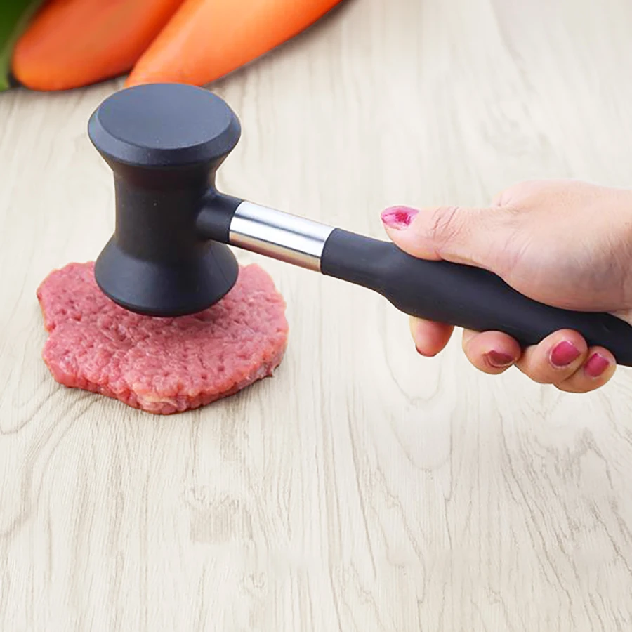 1PC kitchen household stainless steel hammer meat tenderizer hand beat tenderizer rib breaker Steak beater Kitchen tools