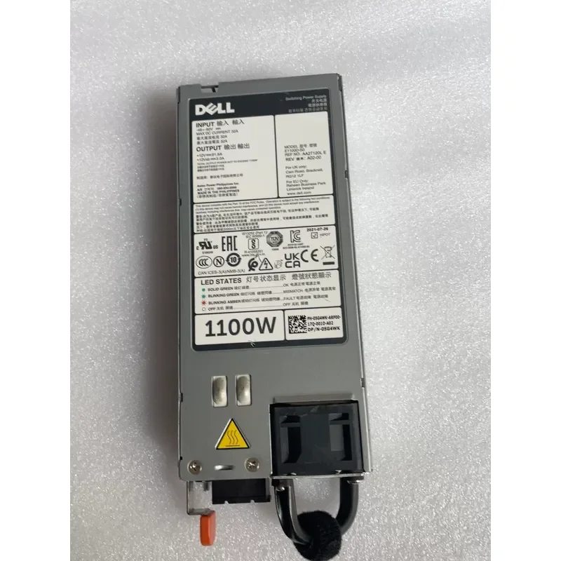 for DELL 1100W DC Server Power Supply E1100D-S0 5G