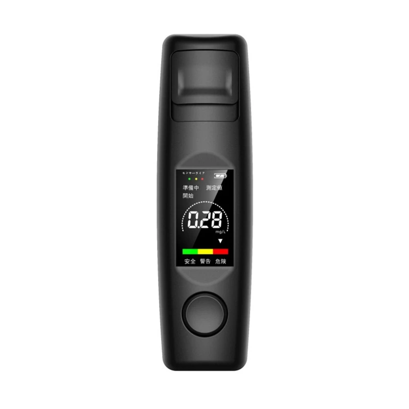 Handheld AT9 Detector Non-Contacting High Accuracy Electronic Breathalyzer USB Rechargeable Breath Blow Tester