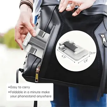 可調式手機支架,適用於桌面——可折疊便攜,適用於 iPhone 16/15/14/13/12 和安卓手機,是送給家人和朋友的絕佳禮物。 10 最佳銷售 桌上型電話支架 - №5