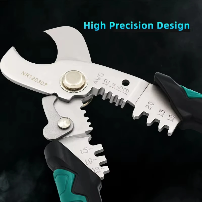 

Набор инструментов 3-в-1 для электрика, резак для зачистки медных проводов, обжимные клещи, зажим, разветвитель, намоточное устройство - 5 шт., утюг для зачистки проводов