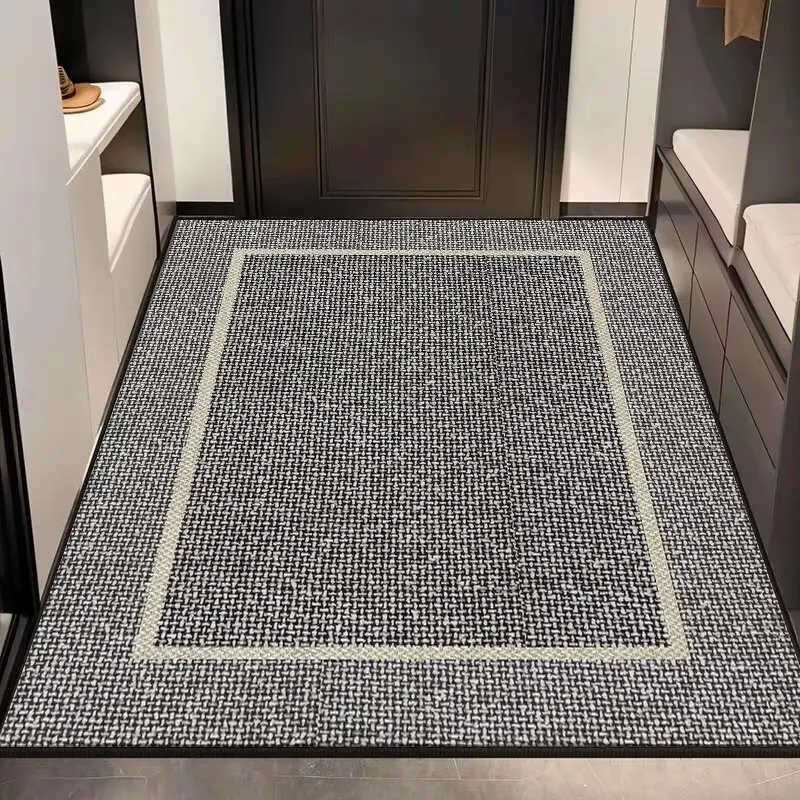 

Entrance Door Mat Dustproof Carpet Living Room Bedroom Floor Mats Large Area Rug Solid Color Style Home Decoration Rugs Felpudo
