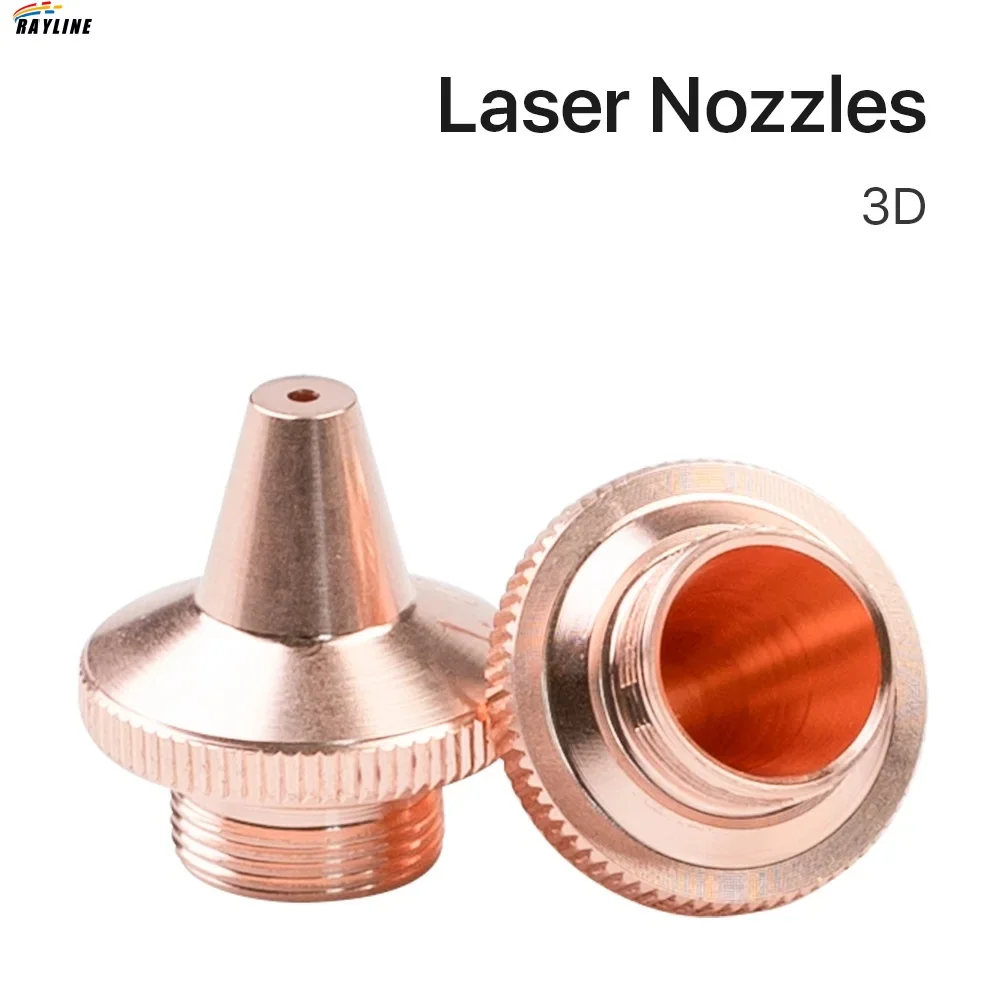 PRECITEC 3D Fiber Laser Nozzle M9 D14.2mm H15.4mm Raytools Laser Cutting Machine Accessories