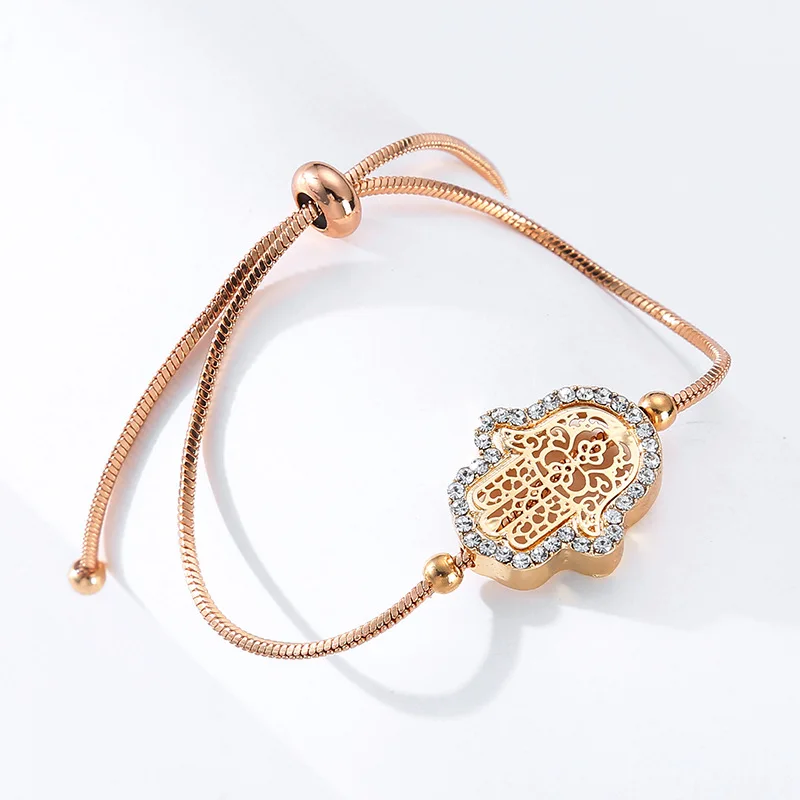 Snake Bone Chain Pull Rope Fashion Bracelet For Women Adjustable Hand Stars Owl Brick Inlaid Luxury Jewelry Hand Rope Bracelet