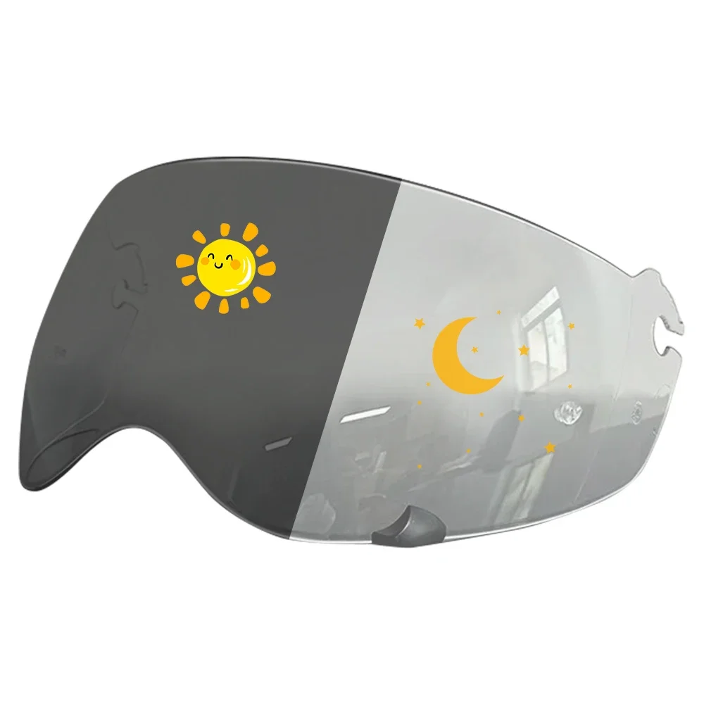 Motorradhelm-Photochromatische Visiergläser, die sich automatisch verdunkeln und klaren werden, Helmvisier für Klim Krios Pro