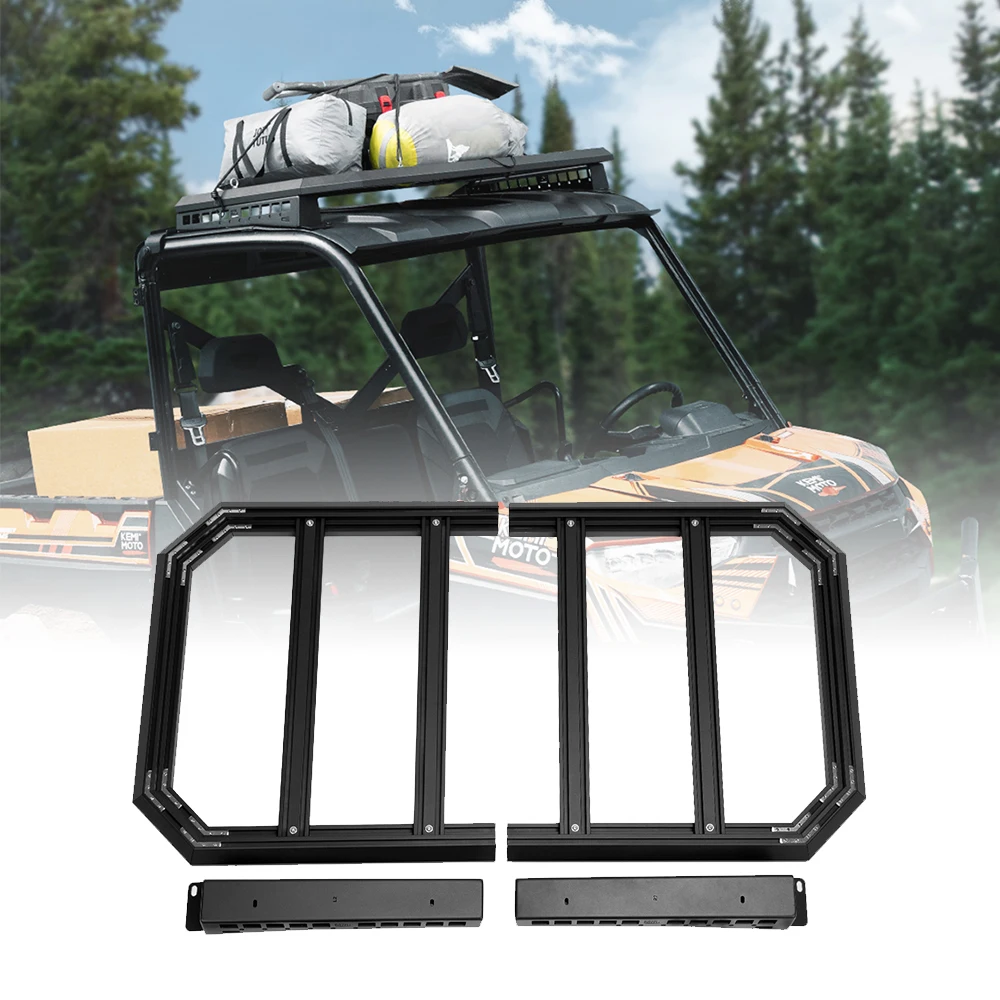 

KEMIMOTO UTV Aluminum Super Load-Bearing Bracket Roof Rack Compatible with Polaris Ranger XP 1000/Ranger 1000 2018-2024 2-seater