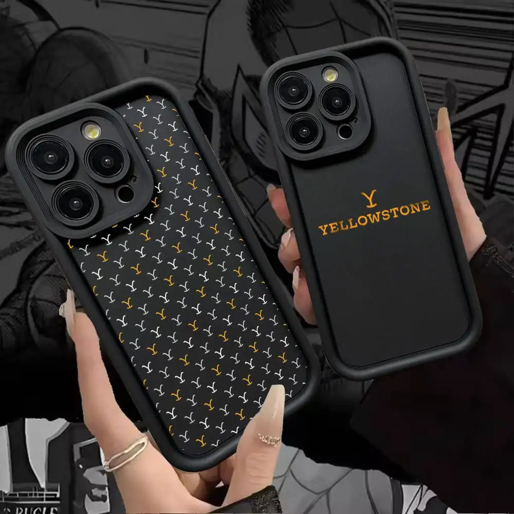 

Y-Yellowstone Logo Phone Case For IPhone 17 16 E 15 14 13 12 11 Pro Max Plus Back Cover