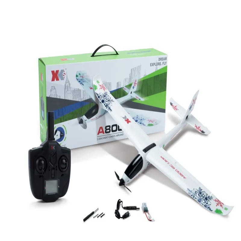 

Cross border Weili XK A800 5-channel fixed wing remote-controlled glider, children's model airplane, teaching aircraft, toy airp