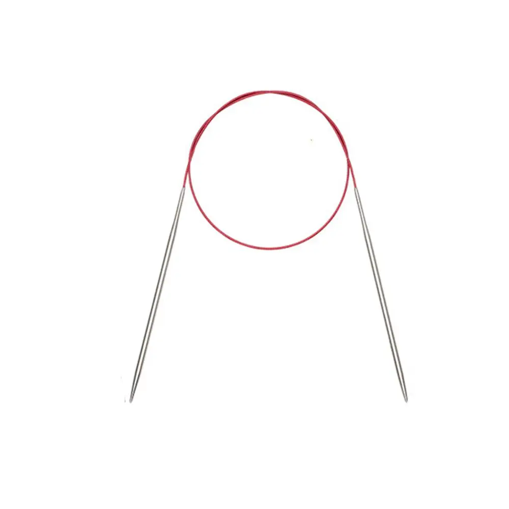 40/100cm Round Household Needlework Supplies Weaving Stainless Steel Crochet Hook Knitting Needles Sewing Pins Circular Needle