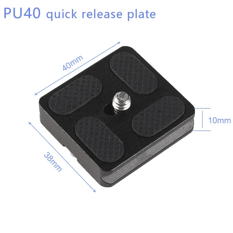 Camera Quick Release Plate, Universal 40mm 60mm 70mm Aluminium QR Plate for Benro Arca Swiss/DSLR/Tripod/Ball Head/Canon/Nikon