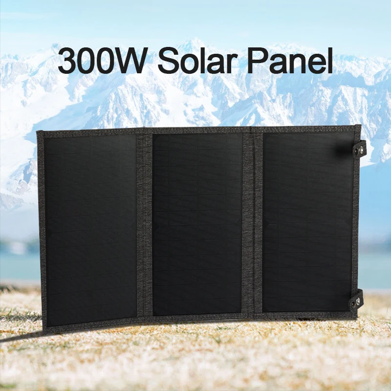 300W 600W Foldable Solar Panel Portable Solar Panel Solar Mobile Power Supply Fast Charging Suitable For Outdoor Autocaravana