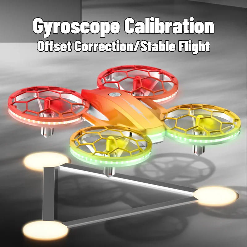 New JJRC One Click Takeoff and Landing Colorful Lighting Safety and Fall Resistance Beginner's Remote Control Aerobatic Aircraft