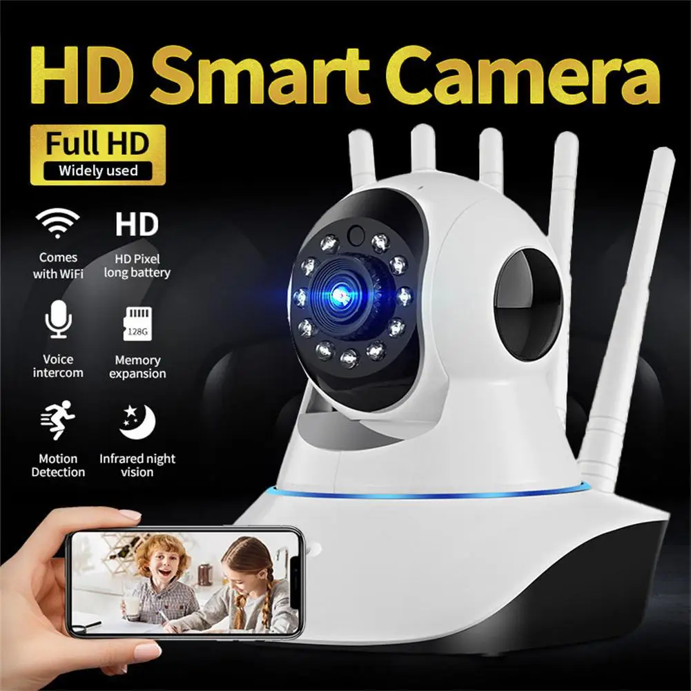 

Wifi Survalance Cameras 5MP Wireless IP Camera CCTV 2.4G Camcorder Color Night Vision Smart Auto Tracking Motion Detection