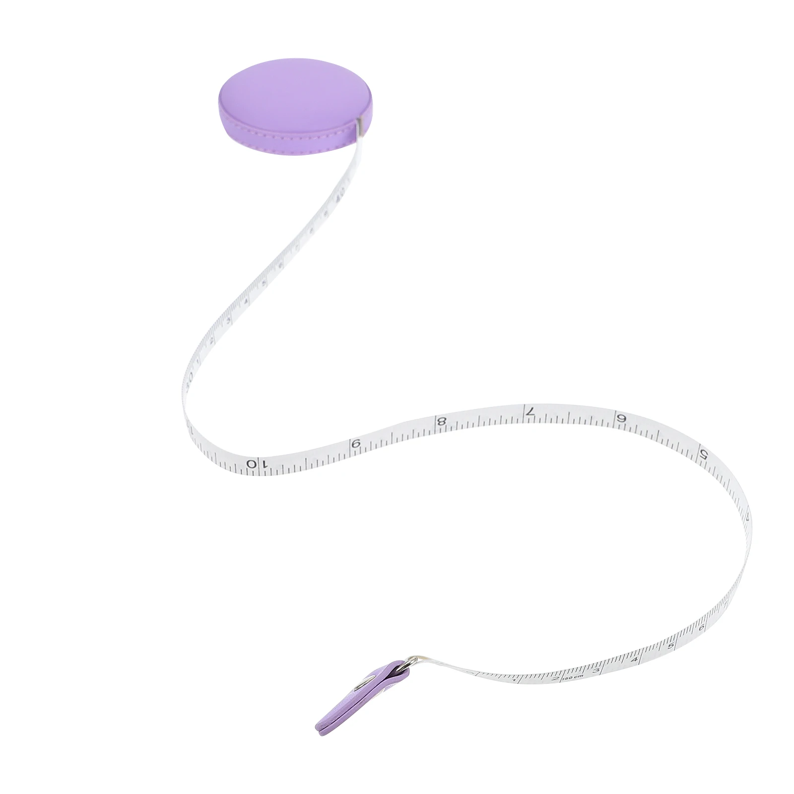 

Tape Measure 150cm PU Soft Tailor Ruler Mini Body Measuring Tool Purple Practical Tapes Portable Pocket Size