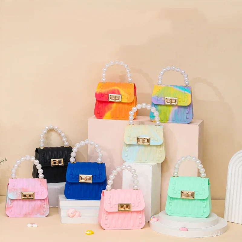 

Новая силиконовая мини-женская модная желейная сумка с силиконовым ремешком Kawaii с узором листьев, ручной кошелек 미키마우스 가방