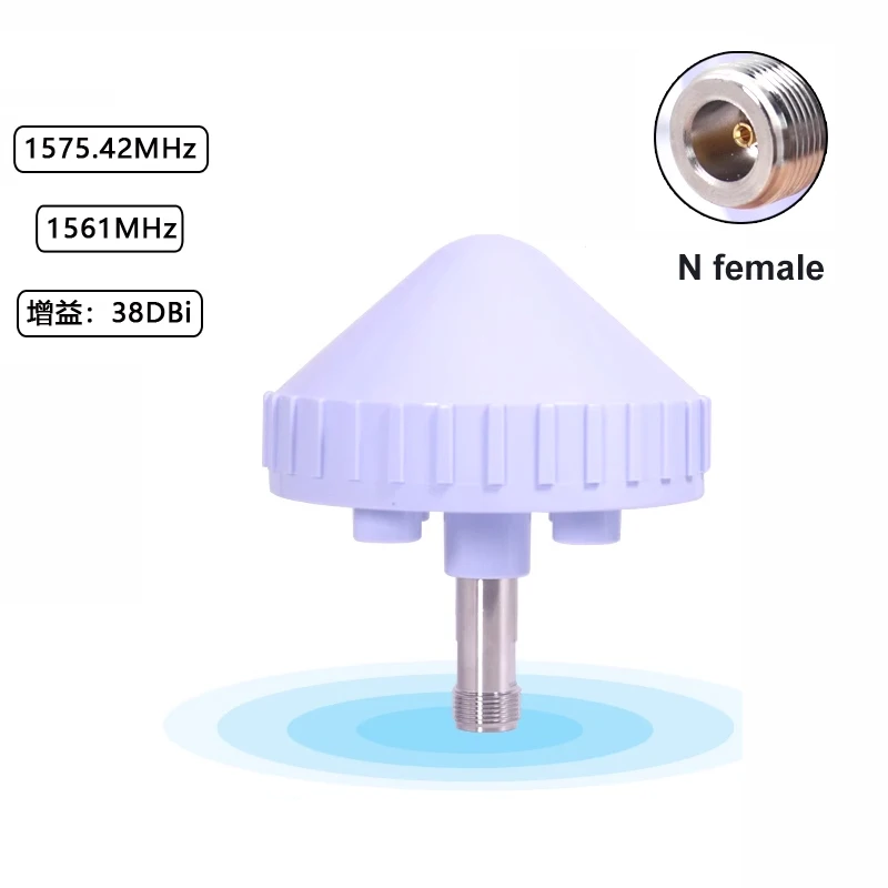 

GPS Antenna Outdoor Waterproof Mushroom Beidou Timing Mapping Antenna Anti-jamming N female