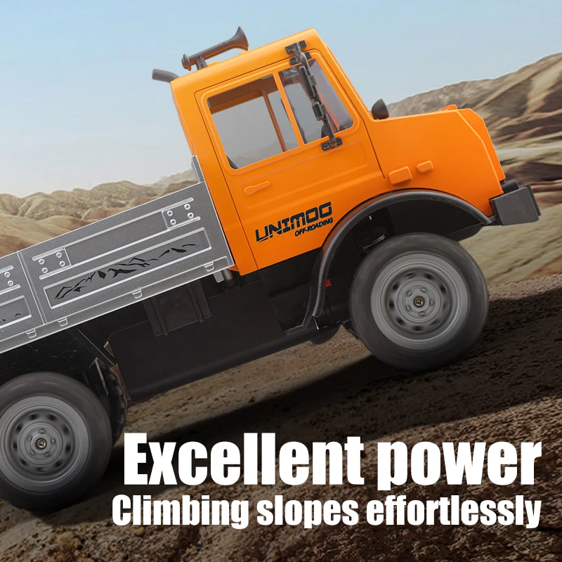 Najlepsze samochody RC 1/16 Racing 1613(U423) 2.4G, pełna symulacja ciężarówki Unimok z kamerą 720P do zdjęć i nagrywania wideo.