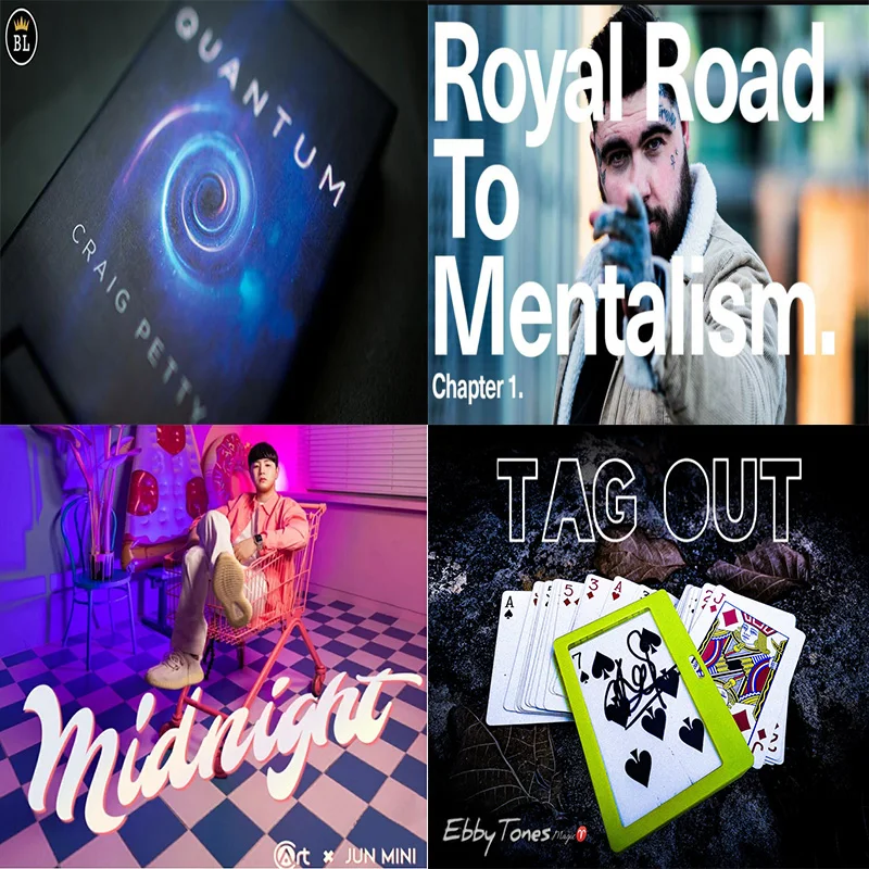 Tag out by Ebbytones | Quantum Deck by Craig | Midnight by Jun Mini | Royal Road to Mentalism by Peter Turner Magic Trick