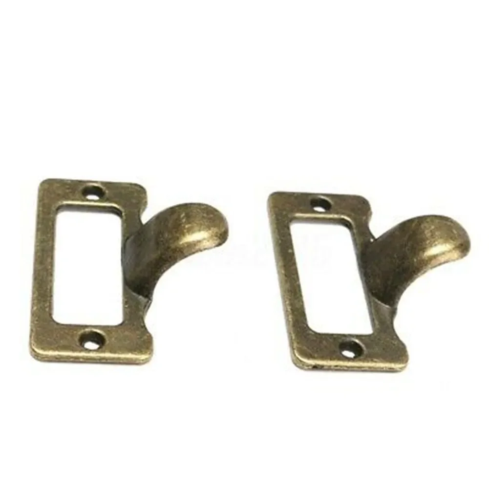 10PCS Antique Style Brass Cabinet Drawer Label Tag File Name Card Holder Frame Cabinet Jewelry Box Pulls Zinc Alloy