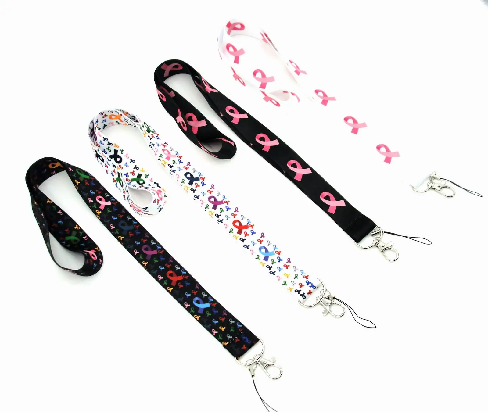 50pcs Japan Cartoon Anime Mix Lanyard Neck Strap Lanyard Mobile Phone Key Chain ID Badge Key Chain Gifts H-10