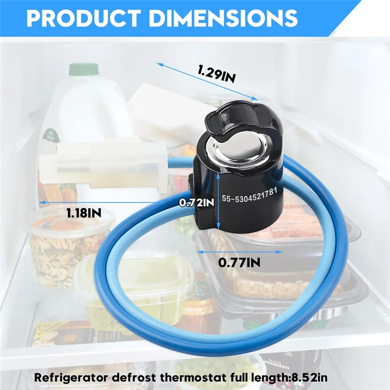 A02M-5304521781 Defrost Thermostat Fits Defrost Thermostat Replacesap6893121,808062701,4931265,5304520990,PS12729016