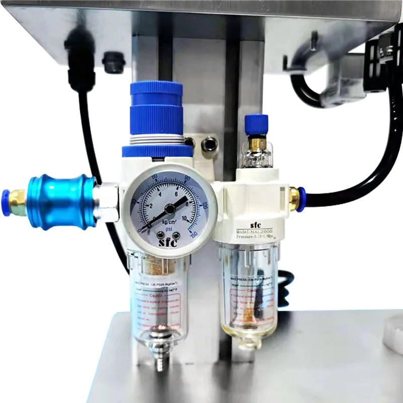 2019 novo semi-automático spray elétrico capper + máquina tampando + capsulador de garrafa multifuncional com tamanho do tampão de 18-70mm