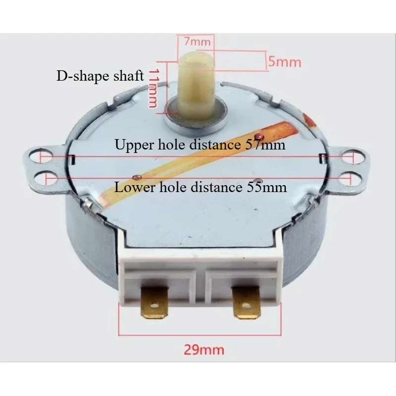 For microwave oven turntable, synchronous motor D axis TYJ50-8A7 220-240v 4r/min 4w
