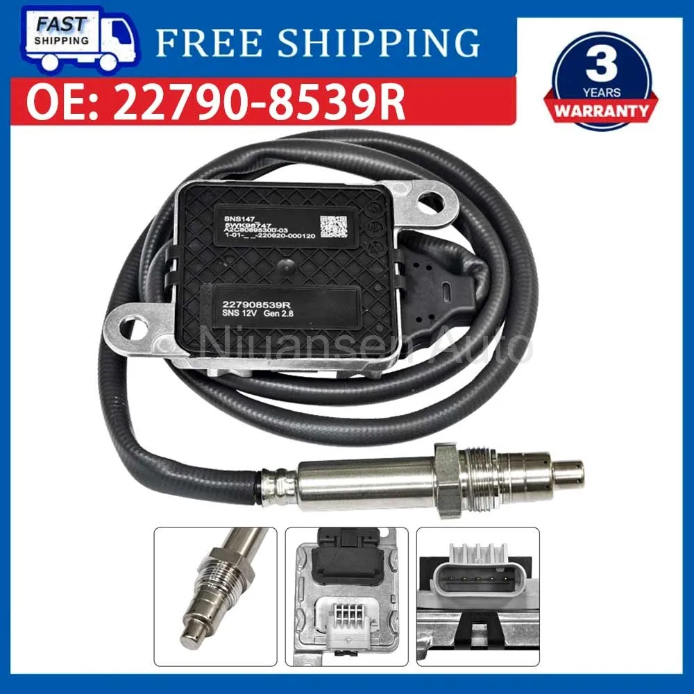 

NEW Nitrogen Oxide Sensor NOx Oxygen Sensor 22790-8539R For Renault Trafic X82 1.6 DCI 5WK96747 227908539R A2c80895300-03