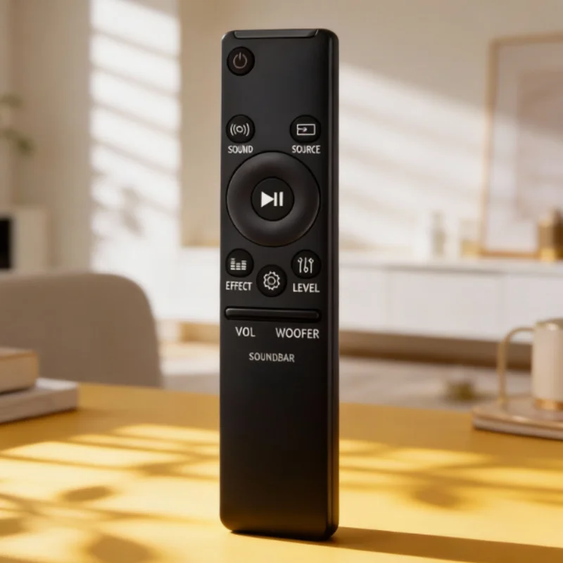 

Silicone Case Cover for AH59-02767A AH81-13358A AH59-02758A Samsung Soundbar Remote, Black Sleeve