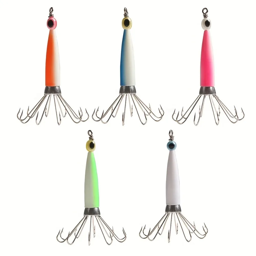 

10-Claw Luminous Squid Rocky Hook - Blow Your Fishing Tackle To The Next Level Fishing Hooks Accessories