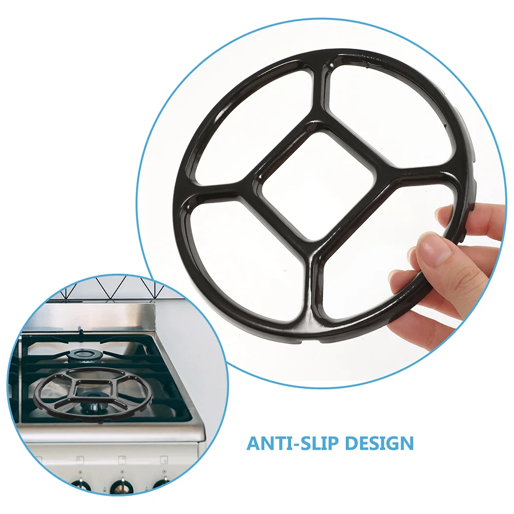 Auxiliary Support for Small Pot Kitchen Wok Ring Tripod Anti-skip Stove Gas Burner Covers Top Mocha Household Rack Stand