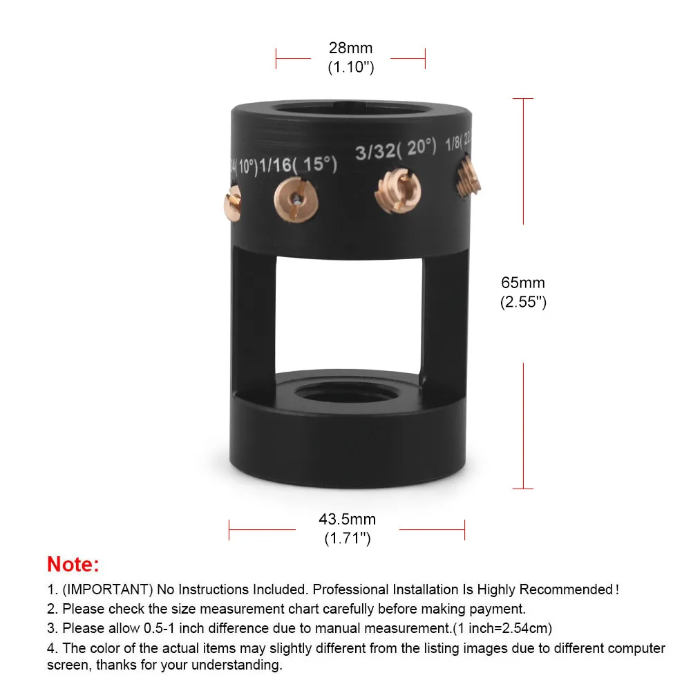 Tungsten Electrode Grinder TIG Welding Tools Multi-angle And Offset Horizontal Holes With Cutoff Slots, Electrode Grinding Tools