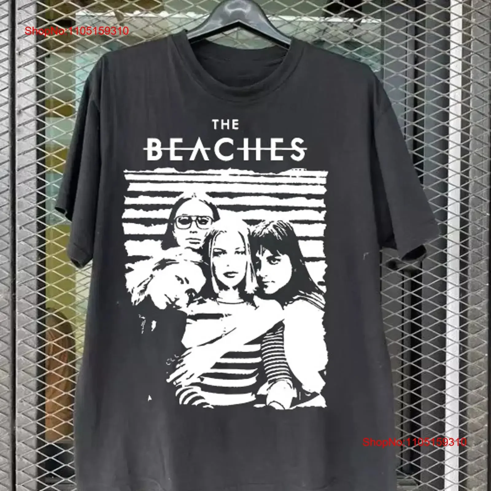 جديد The Beaches Band 2025 للمعجبين جميع المقاسات S إلى 5XL الفحم تي شيرت K651 خمر غسلها تنفس للجنسين