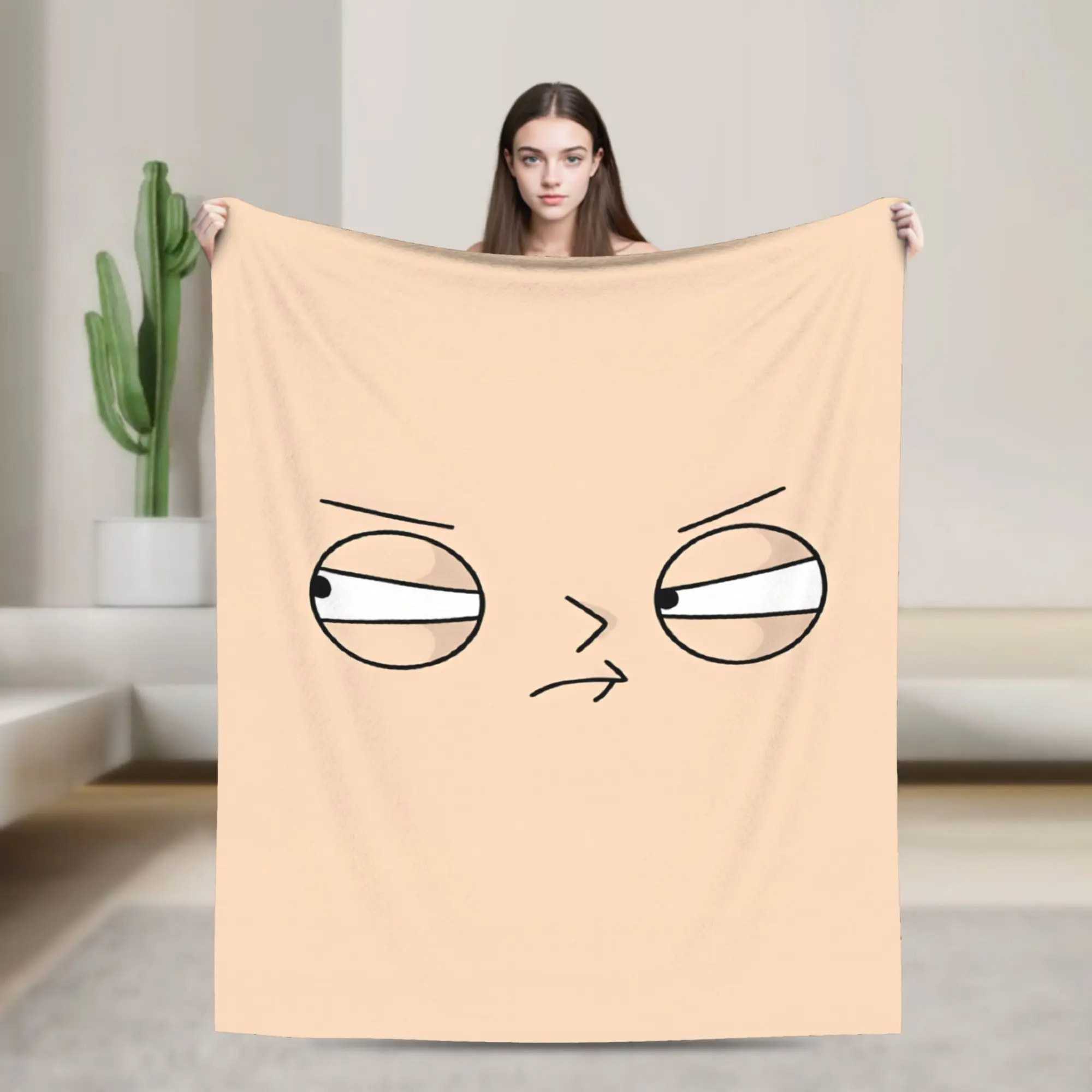 Soft Warm Blanket Camping Peters Griffins Familys Guys Throw Blanket  Flannel Bedspread For Couch Bed Aesthetic Sofa Bed Cover