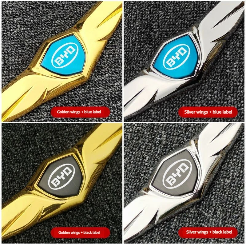 FOR BYD car logo stickers f3f0 3D engine hood logo accessories Complete Set Modification decoration tail stickers