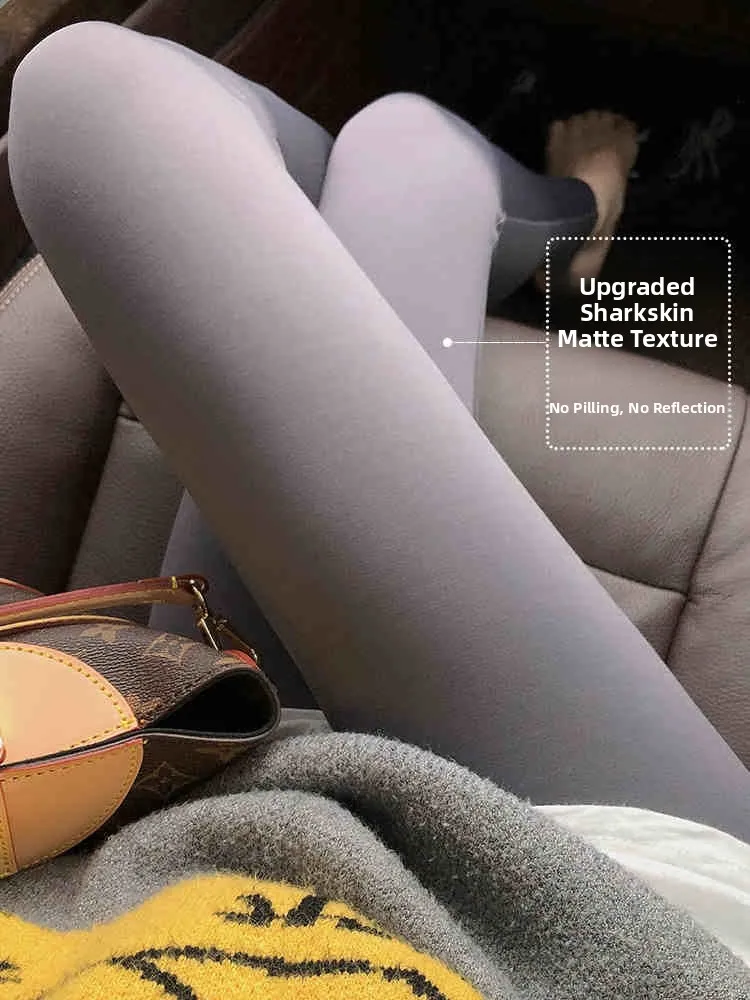 여성용 아크 스킨 요가 팬츠 타이트 핏 리퀴드 스포츠 레깅스 복부 슬리밍 봄 가을 겨울 아이 컬러 크리온