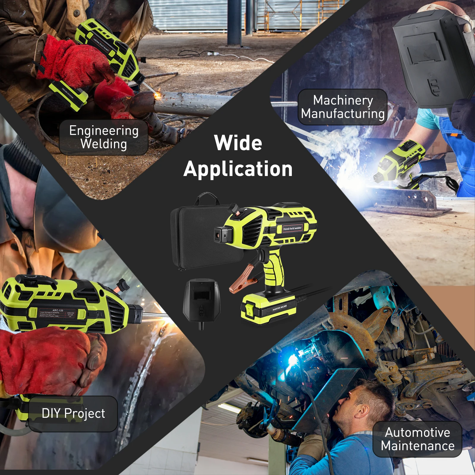 Imagem -06 - Portátil Arc Welder Gun Atualizado Máquina de Solda 220v Igbt Inversor Ajuste de Corrente Variável