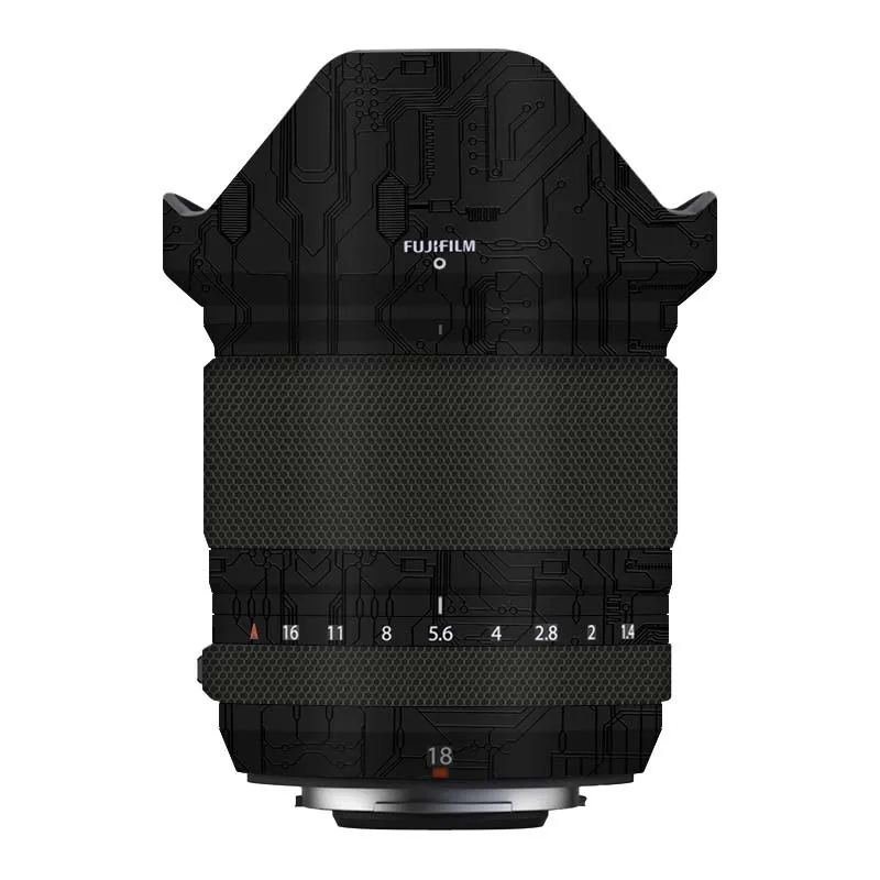Película de piel para Fujifilm XF18mmF1.4 18F1.4, cubierta protectora de lente de cámara, pegatinas de piel antiarañazos, decoración de moda