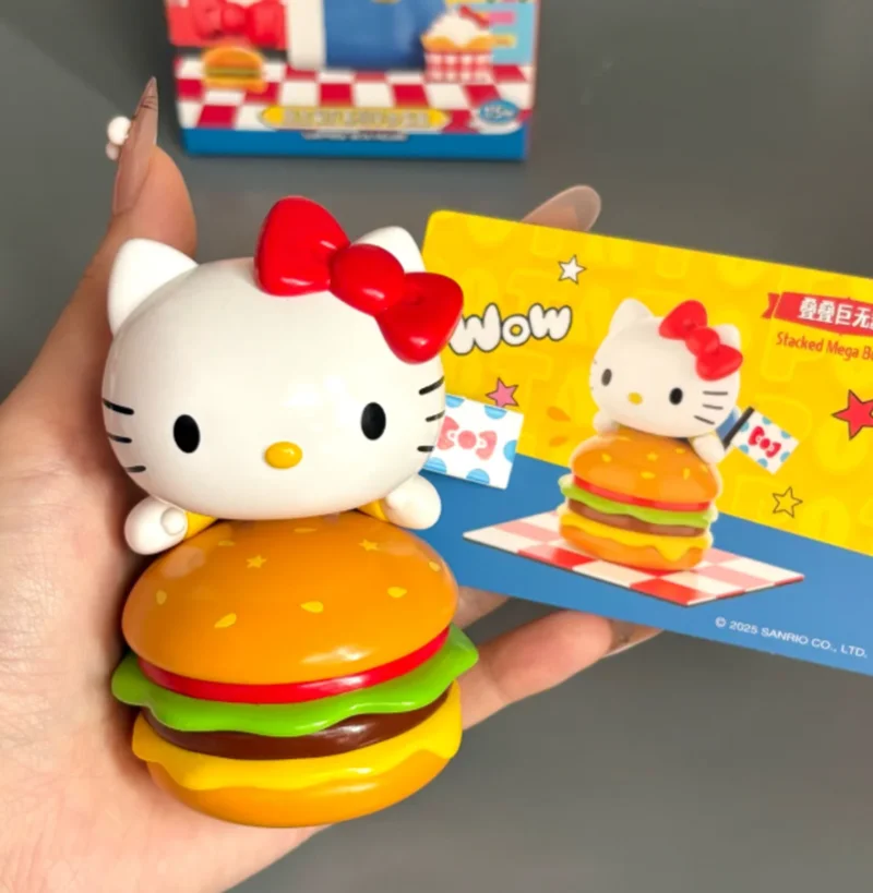 

Authentic Hello Kitty Retro Restaurant Series Blind Box Trendy Toy Doll Figure Model Collectible Gift for Girls