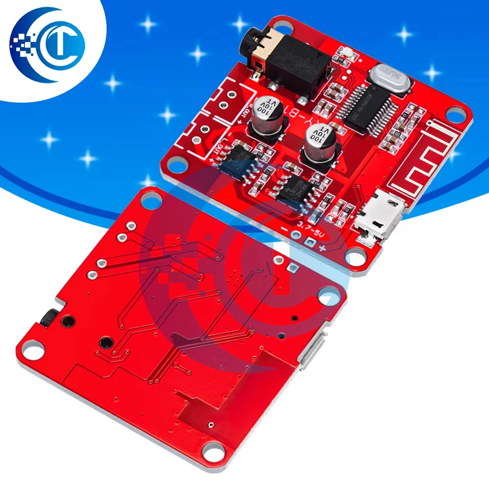 XY‑BT5W Bluetooth 4.2 Audio Amplifier Board 5W+5W Stereo Portable DC 3.7V‑5V Low Voltage Amplifier Module