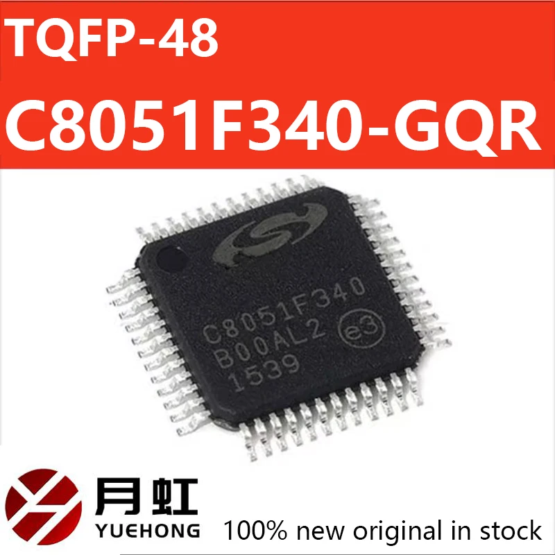 1/10/50pcs C8051F340-GQR Original genuine SMT C8051F340-GQR TQFP-48 RAM 8-bit microcontroller