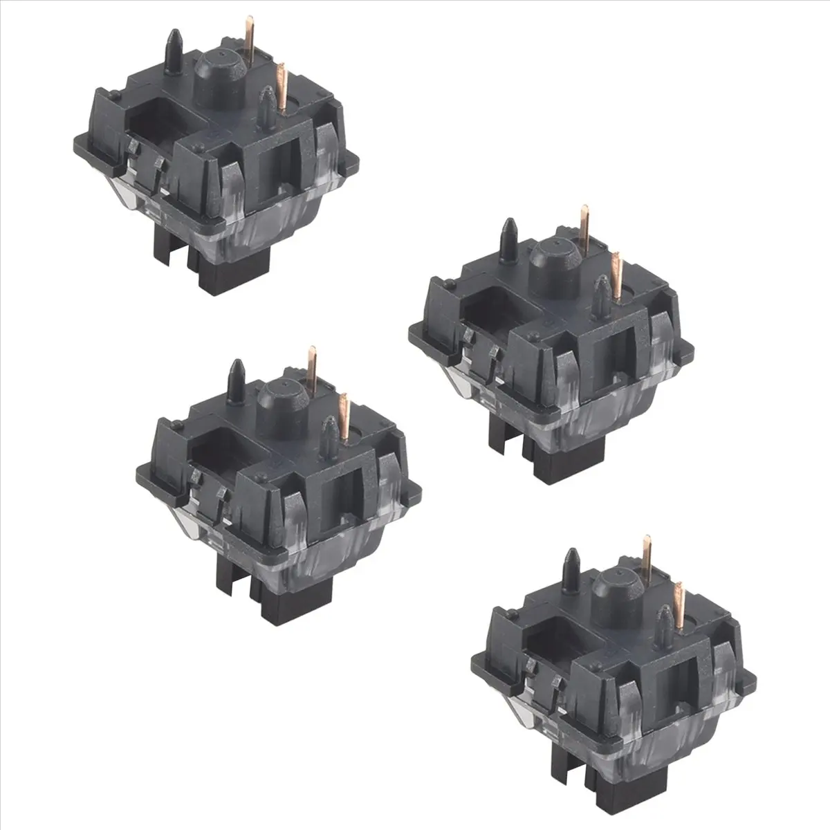 A46U 45Pcs V3 Pro Cream Black Switches 5 Pin 55gf Linear Switch with Dustproof Stem Compatible with MX Mechanical Keyboard