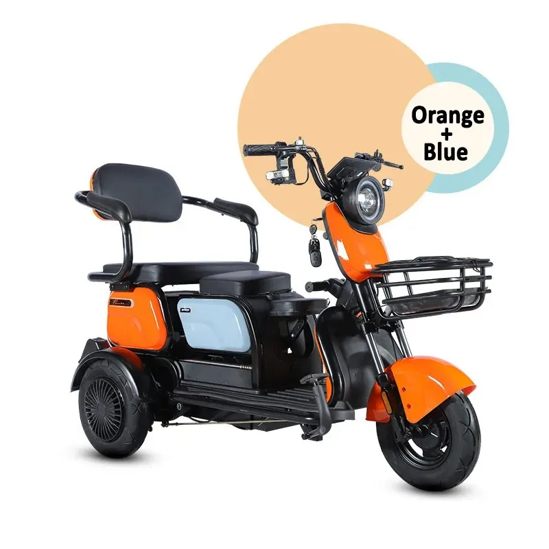 Best Selling 600w other motorized tricycles 3 wheel motorcycle 60v electric scooter triciclo trike for adult  