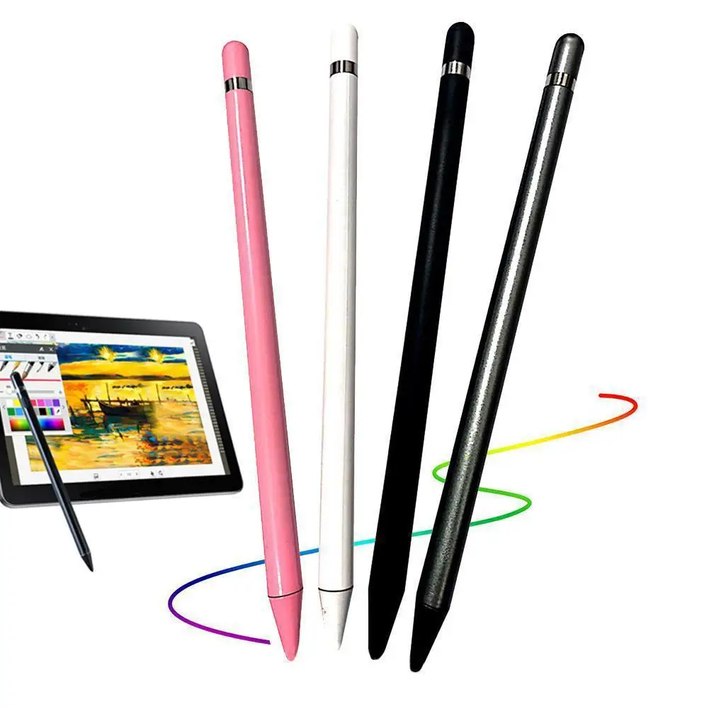 Universal Stylus 4 In 1 Screen Pen Silicone Pen Capacitive Pen Drawing Tablet Capacitive Pen For Android IPhone IPad