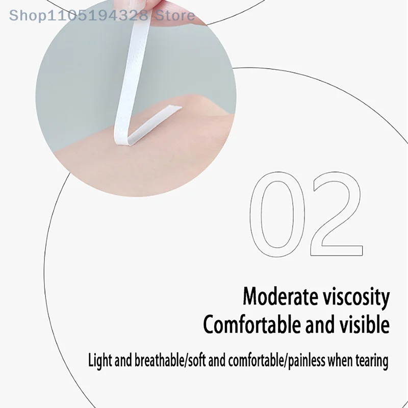 [MP] 10 ロール 4 ミリメートルまつげエクステンションテープアイメイクツールマイクロポアまつげエクステンションテーププロフェッショナルまつげ用品アクセサリー