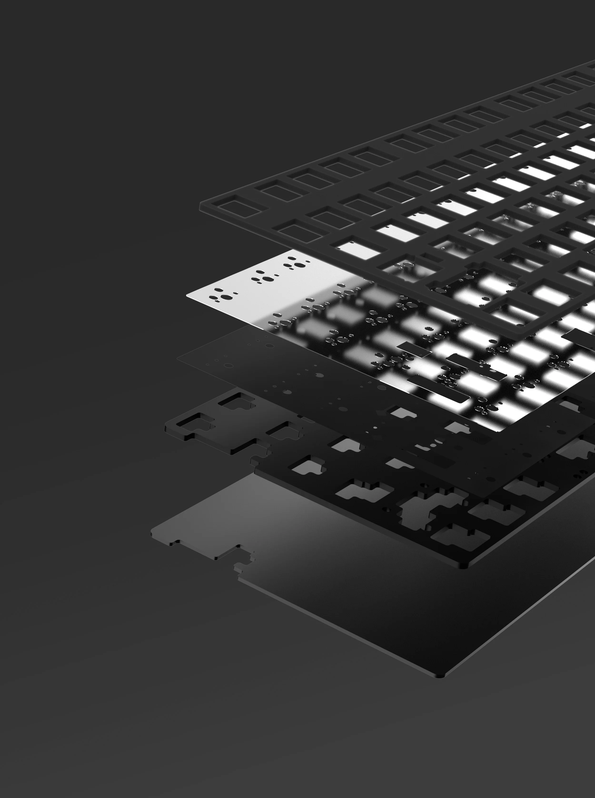 WOBKEY Crush80 Reboot CNC Alumínio Teclado mecânico de conectividade de modo triplo de liberação rápida de 5 segundos com acústica superior