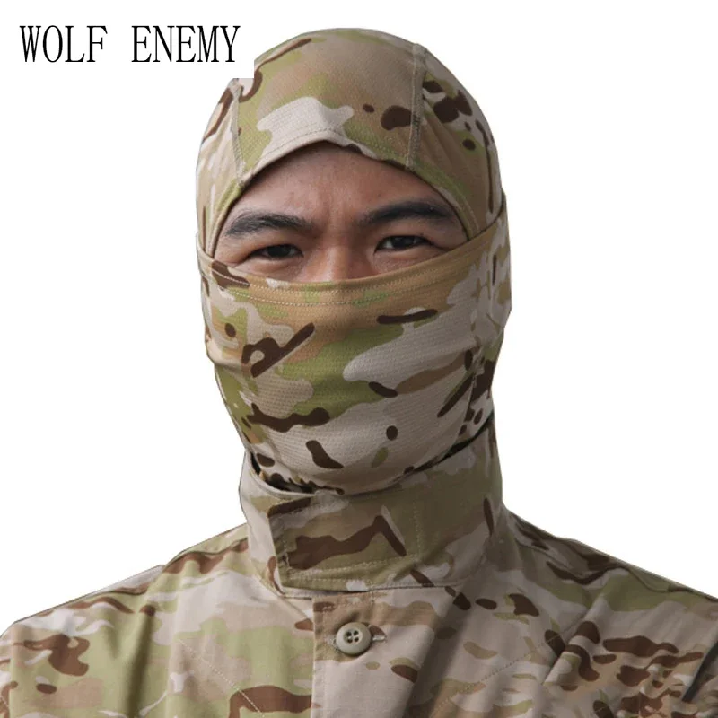 حار متعدد حدبة Arid التكتيكية Nijia بالاكلافا/MCA كامل الوجه لينة Skullies & Beanies قبعة الصيد