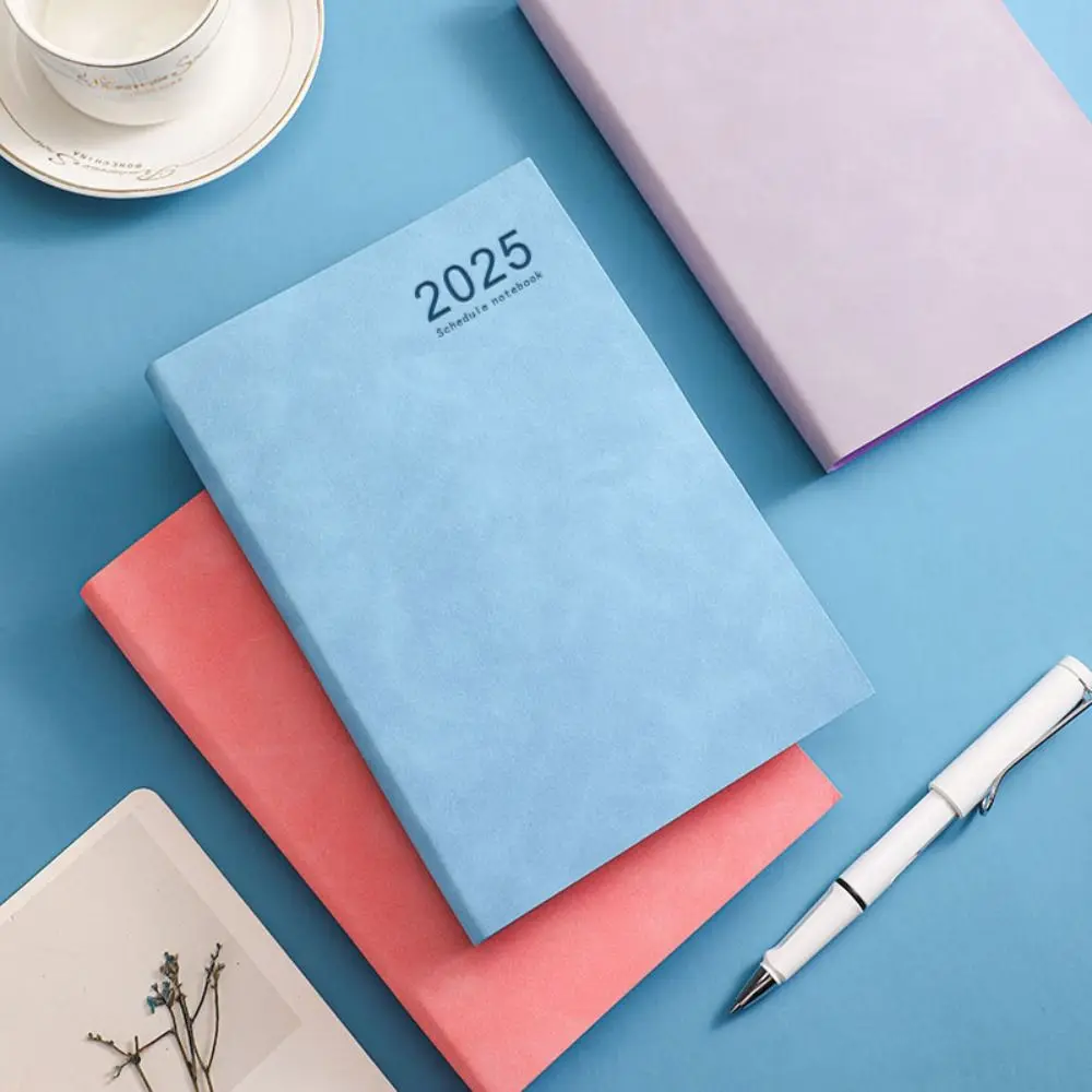 

Thicken 2025 A5 Agenda Notebook PU Daily 2025 Planner Notebook To Do List Diary Schedule Planner Notepad Office Supplies
