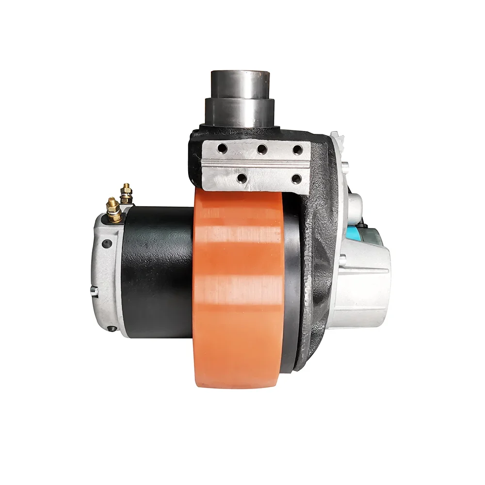 TZBOT 750W 210mm Traction Wheel Mounting Boss AGV Traction Wheel for Forklift Automated Guided Vehicle